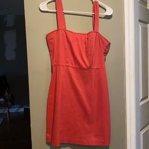 Forever 21 Peach button down dress